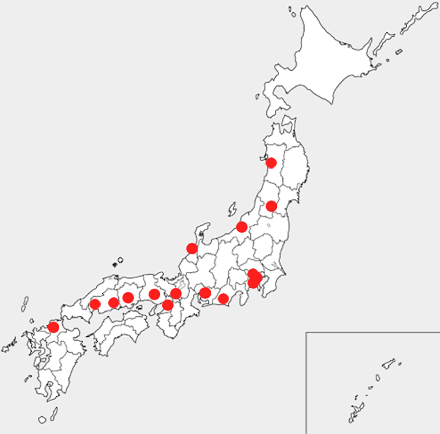 サムネイル：ICAF 2021 参加校について